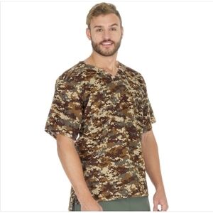 CARHARTT Mens Print Ripstop Utility Top - DIGI CAMO KHAKI